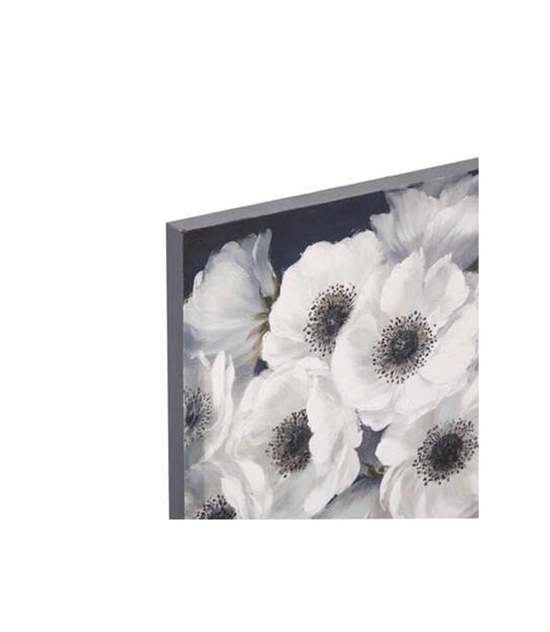 Toile Imprimée Peinture Fleur 38x38cm Multicolore