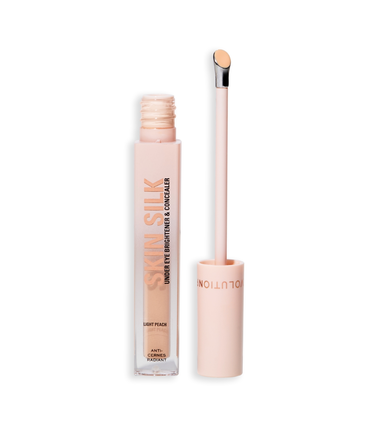 Revolution - Corretivo iluminador de olheiras Skin Silk - Light Peach