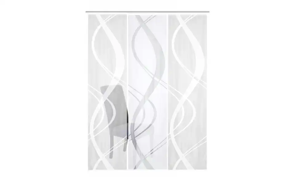 Schiebevorhang 245 cm 3er-Set
