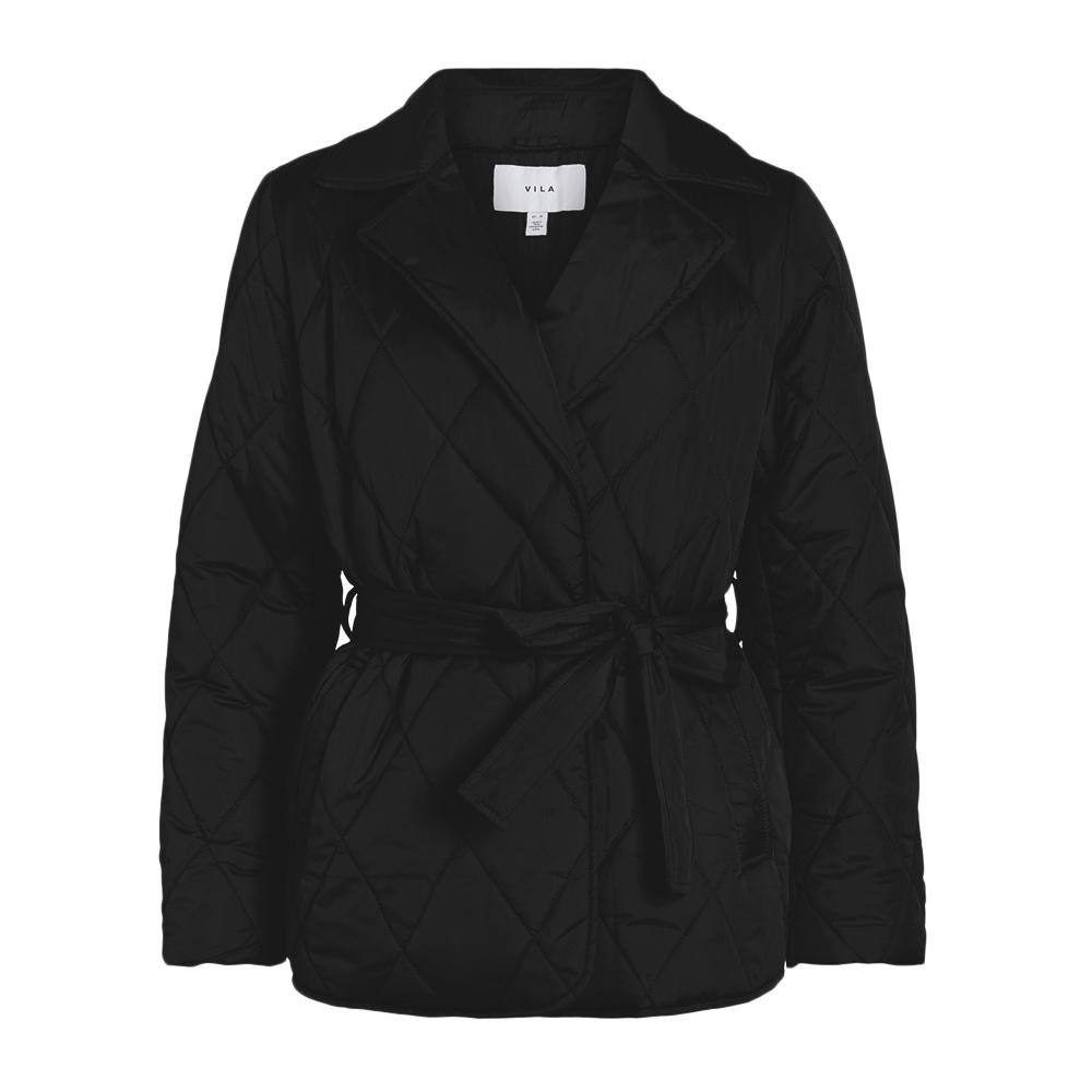 Vila Doudoune Noire Femme Vila Dita