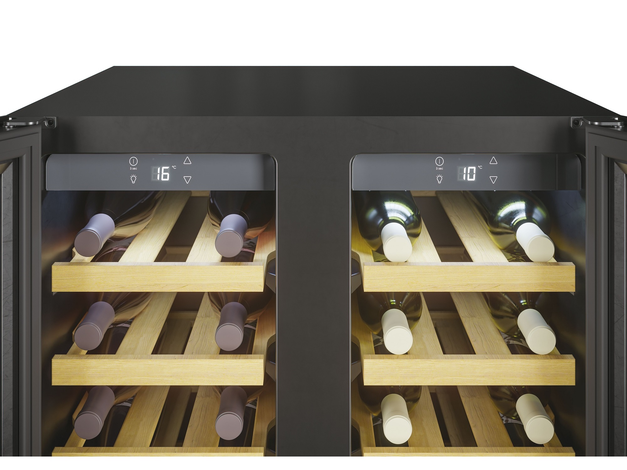 CAVE DE VINHOS CANDY CCVB 60D/1 (38 GARRAFAS - PRETO)