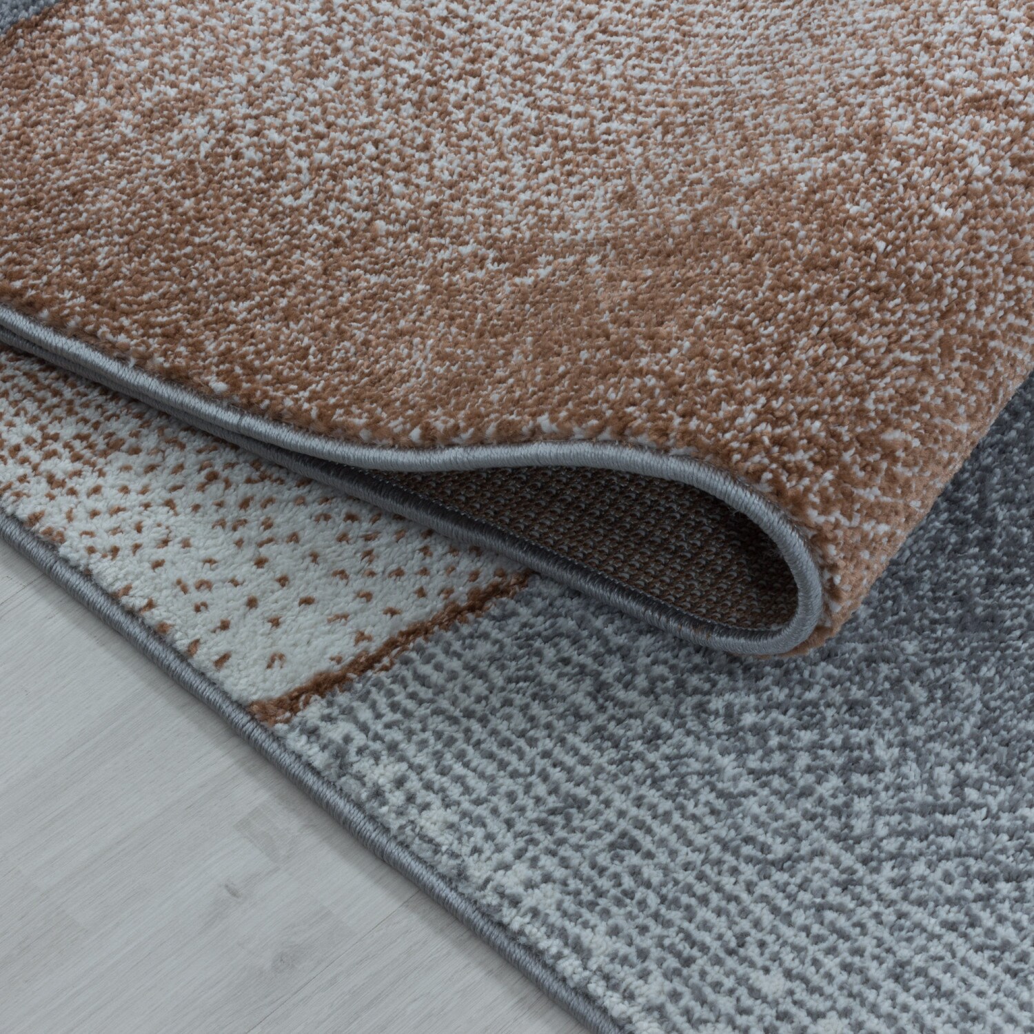 Wunderschöne Kurzflor Teppich, Moderner Designer Teppich rechteckig, Höhe 11 mm