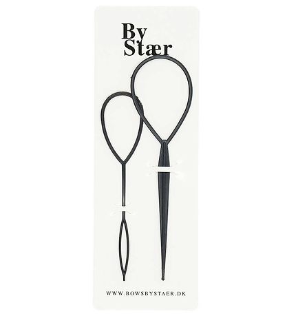 By Stær Topsy Tail - 2er-Pack - Schwarz