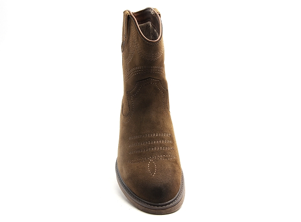 Mustang boots bottine talons femme 1478502 marron
