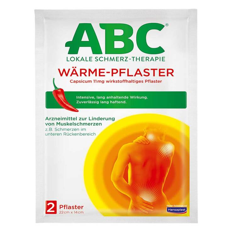 ABC Wärme Pflaster Capsicum, 2 St