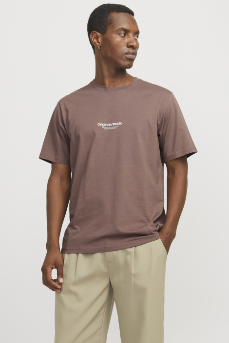 Jack & Jones bruine heren t-shirt