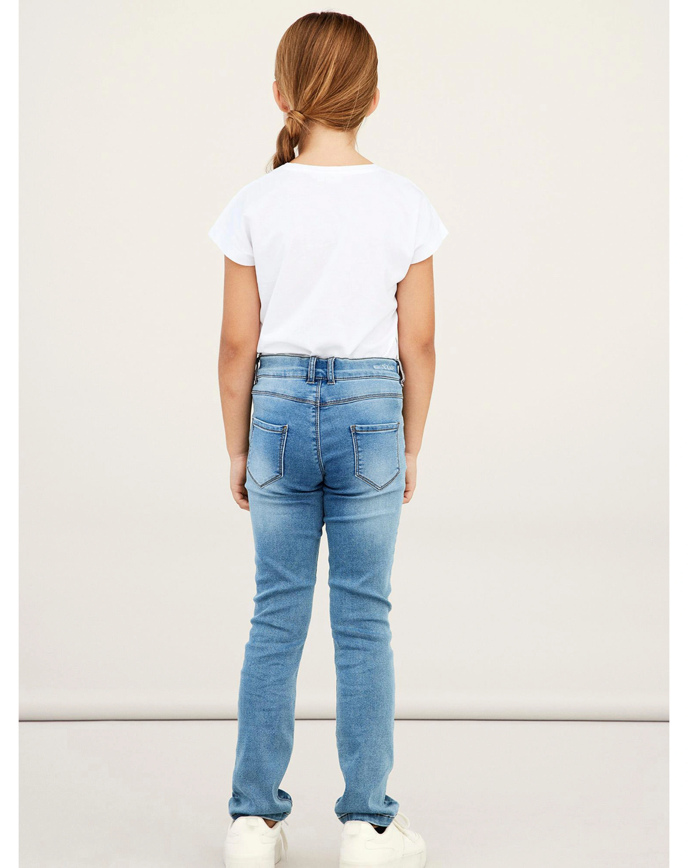 Sweat-Jeanshose NKFSALLI in light blue