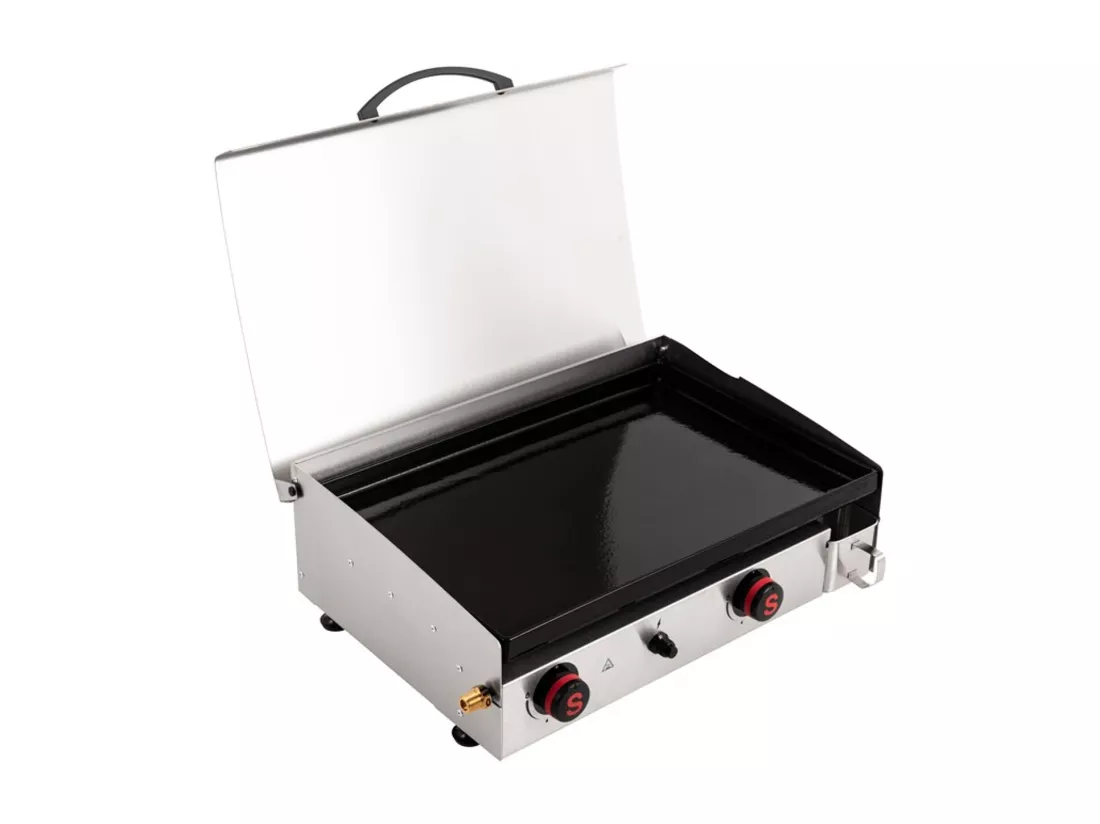 Plancha gaz 2 brûleurs Arenc 6 kW - Somagic