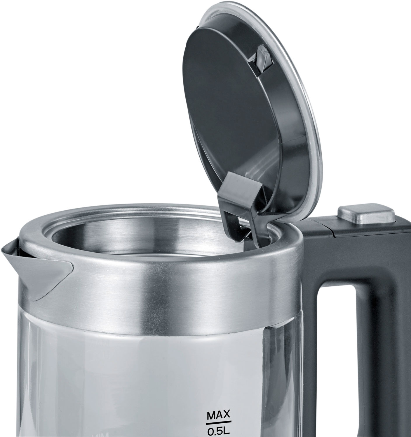 Severin WK 3472 Mini Glas-Wasserkocher 1.100 W 500 ml