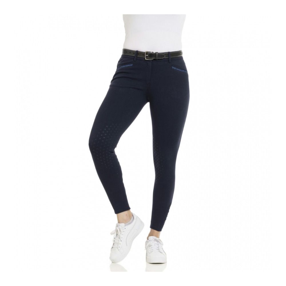 Equitheme KIM - Pantalon siliconé Femme marine