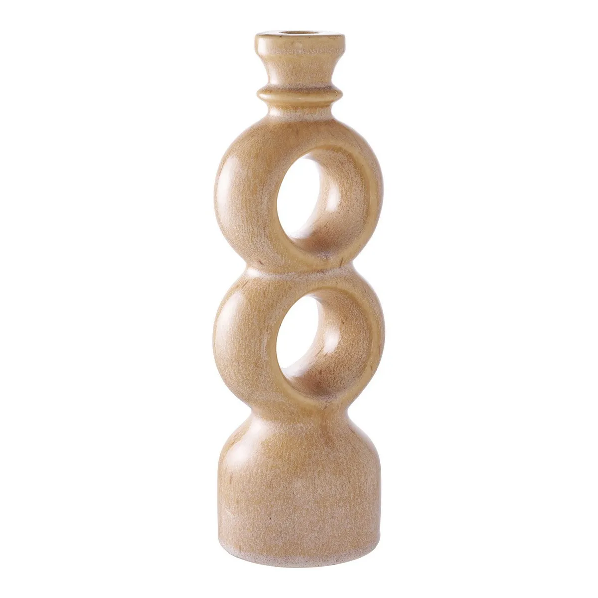Bougeoir Epikasa Mary - Marron Céramique