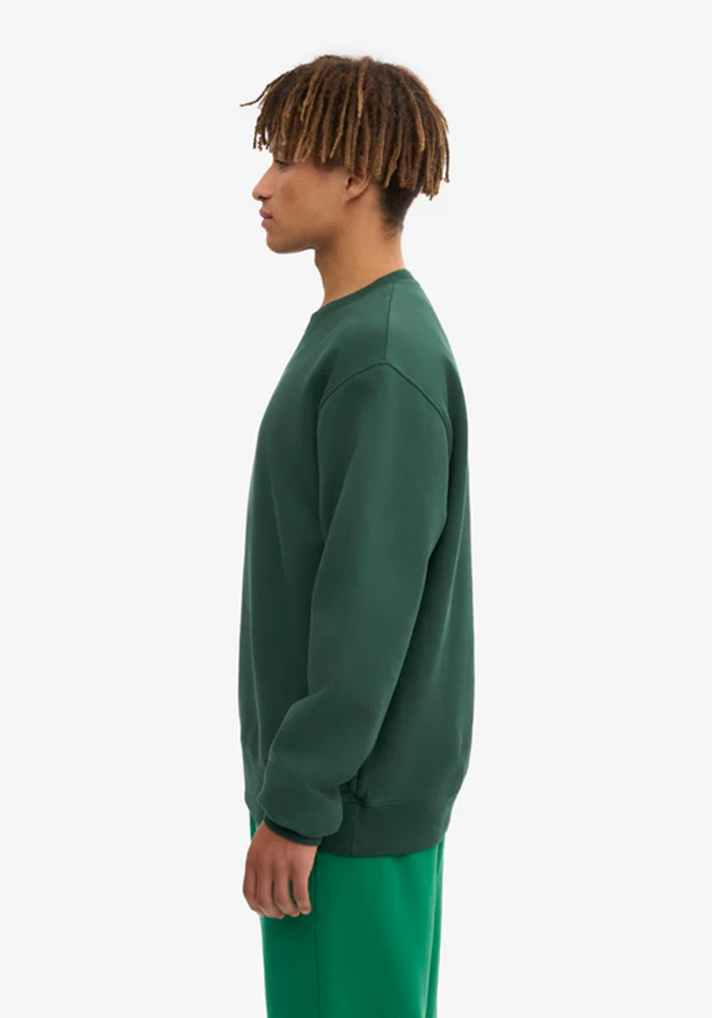 Colorful Standard Herren-Sweatshirt Emerald Green