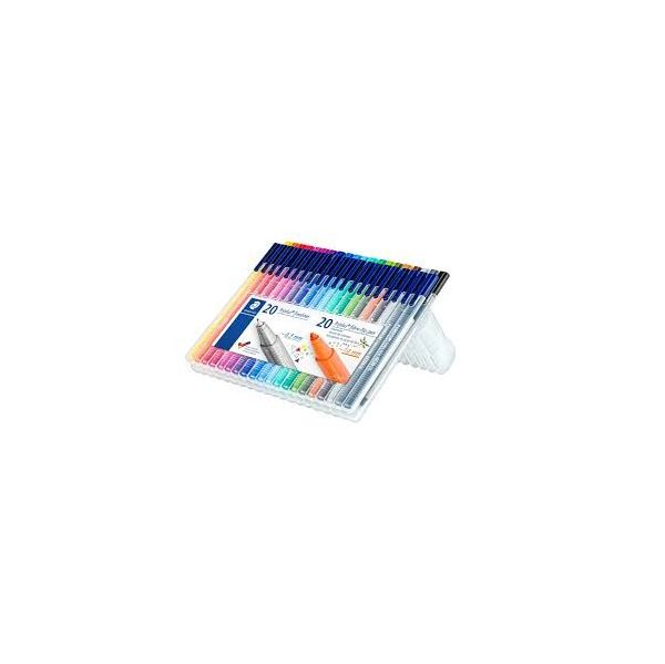 Staedtler Marcador Staedtler 20 Triplus Fineliner   20 Triplus Fibre-tip Pen - ST34SB40