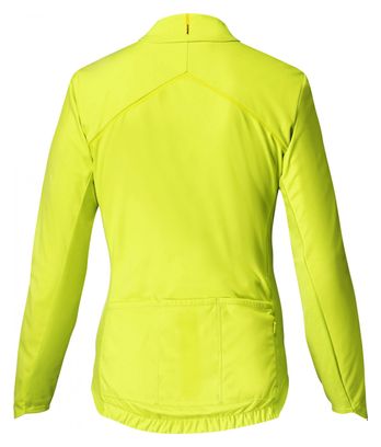 Maillot Manches Longues Femme Mavic Mistral Jaune Fluo