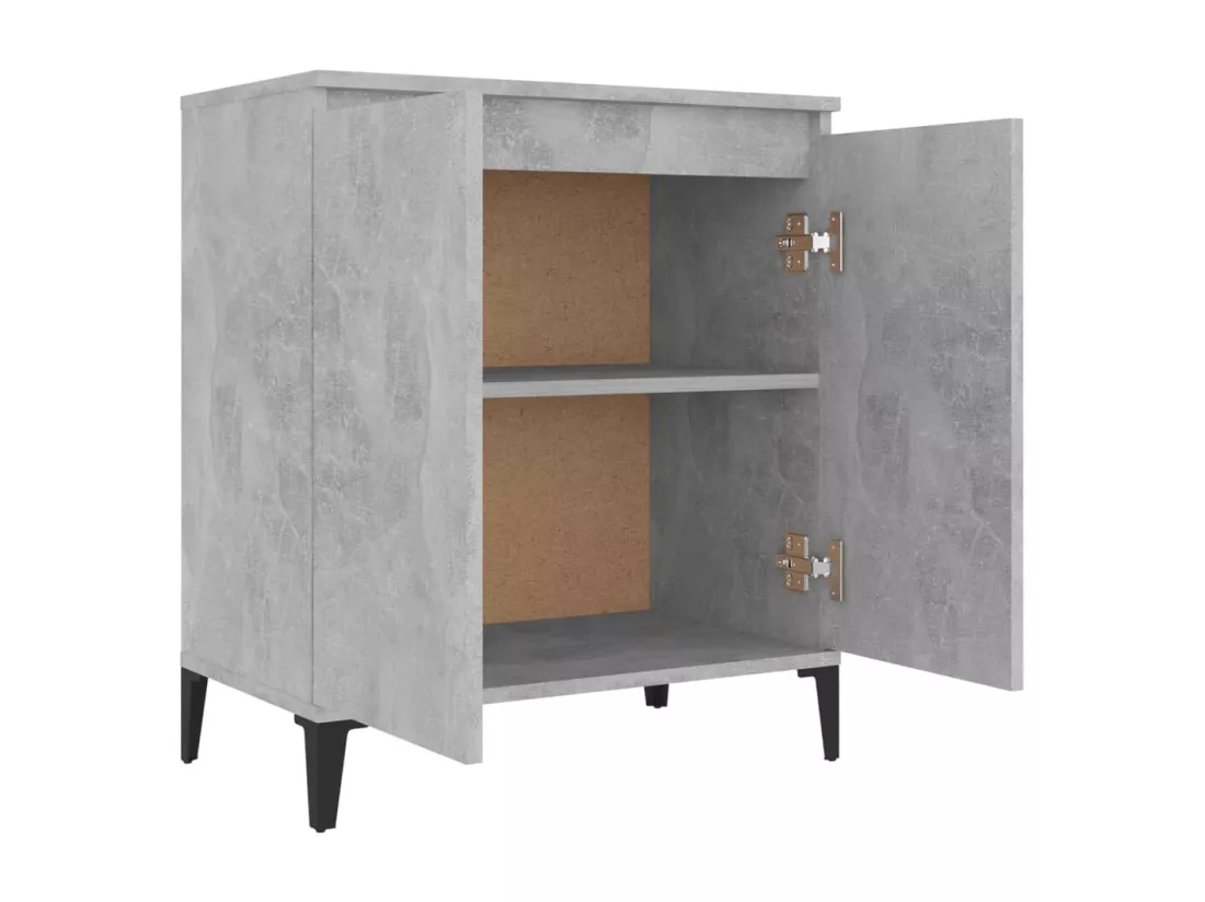 Commode Gris béton 60x35x70