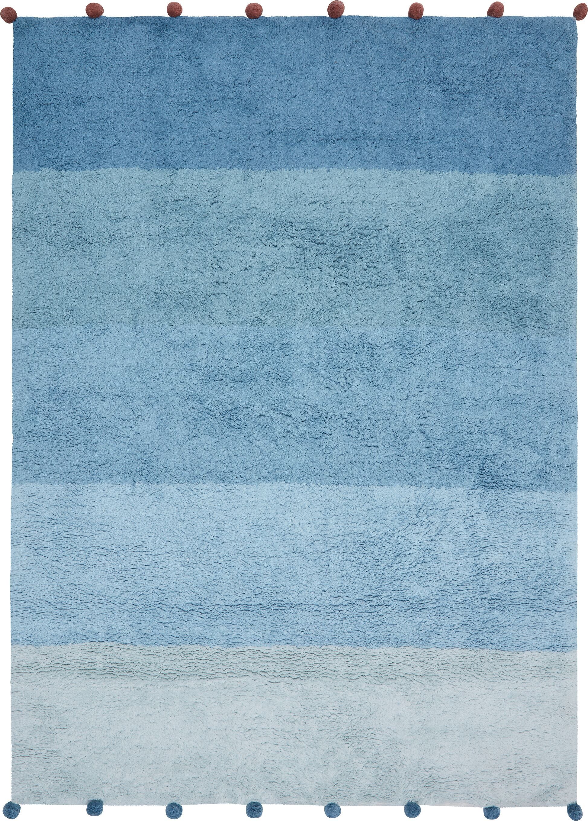 NAOMI Teppich - blau / B: 120.0 cm x T: 170.0 cm