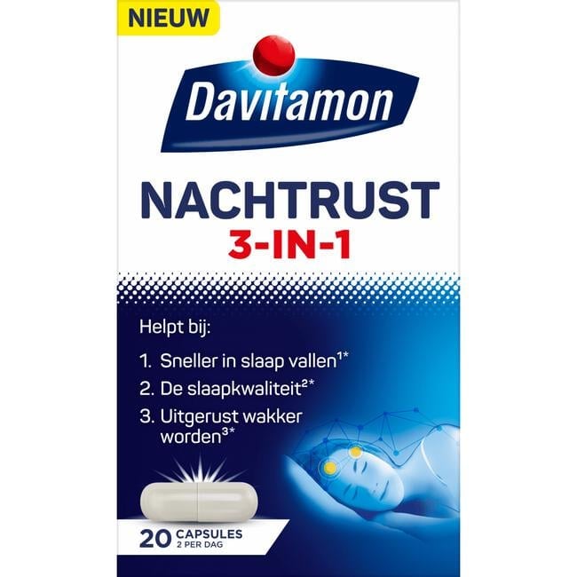 Davitamon Nachtrust 3-in-1 20 Capsules