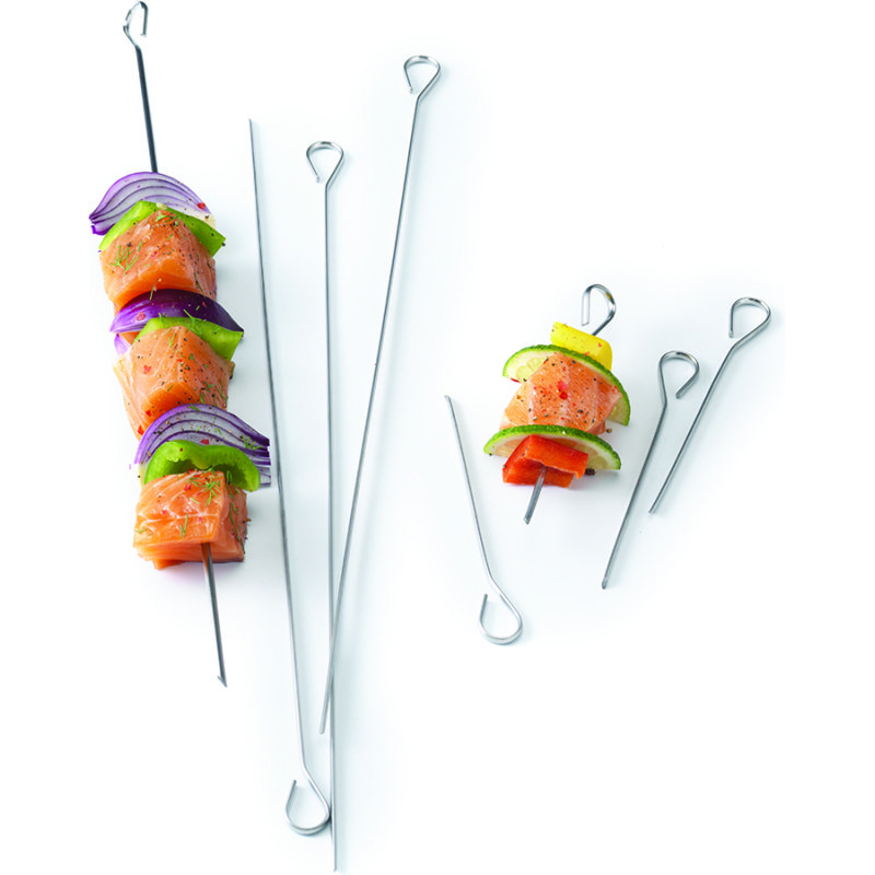 Brochettes inox - Lot de 12