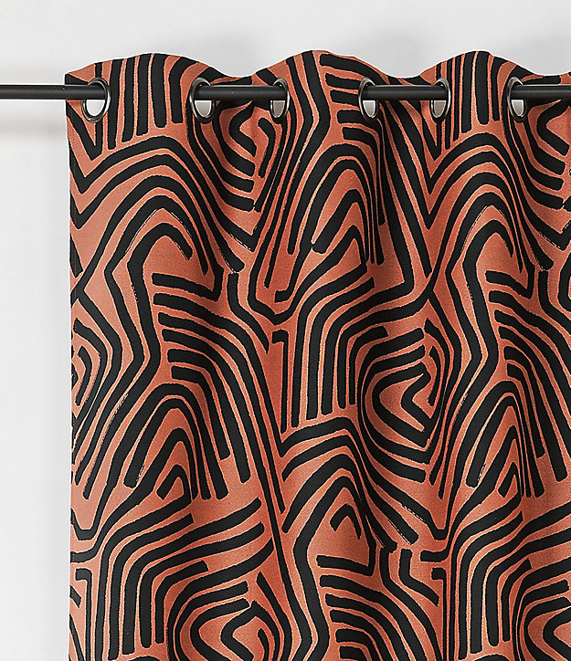 Rideau Nairobi terraco Linder l.145 x H.260 cm
