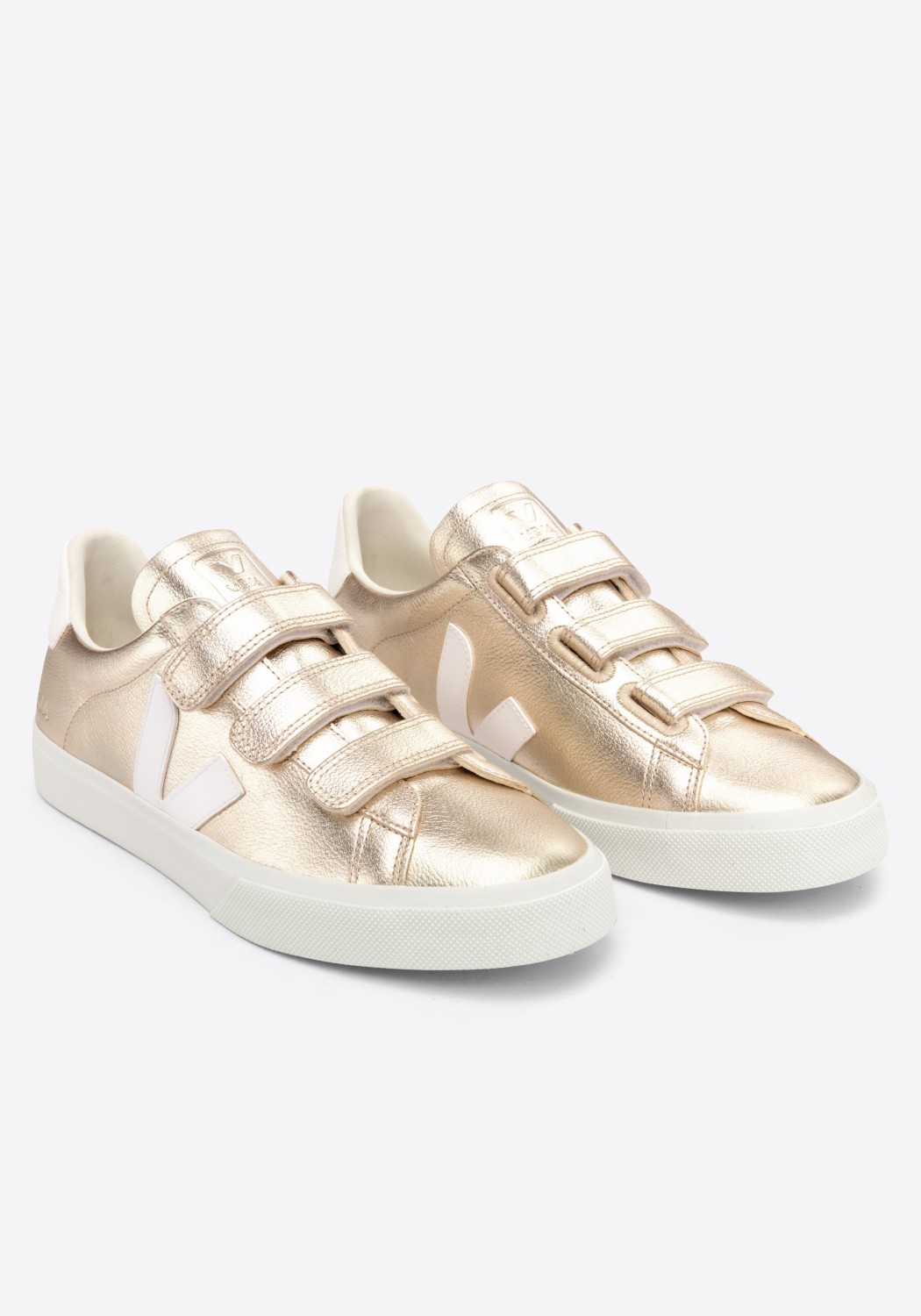 Veja Sneaker Recife Logo Chromefree Extra Platine White