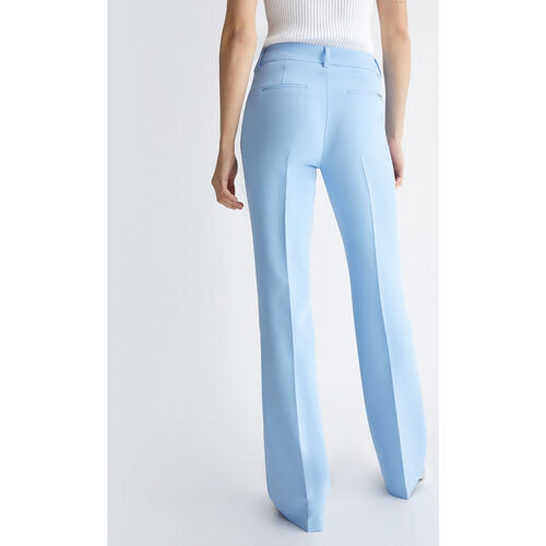 Liu Jo - Pantalón de talle alto Azul