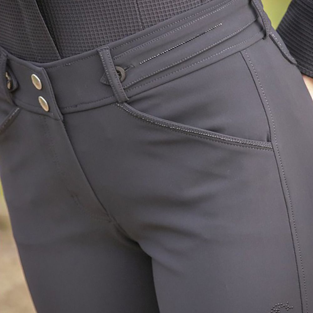 Pénélope ÉLÉGANCE - Pantalon siliconé Femme noir