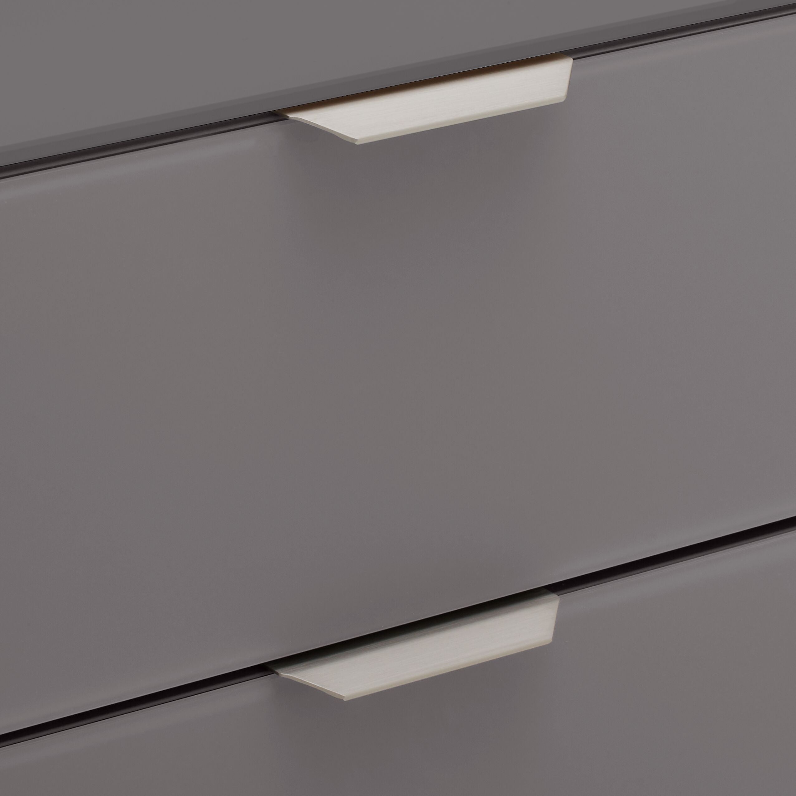 MODUL Kommode - Dunkelgrau / B: 90.0 cm x T: 43.0 cm x H: 98.0 cm