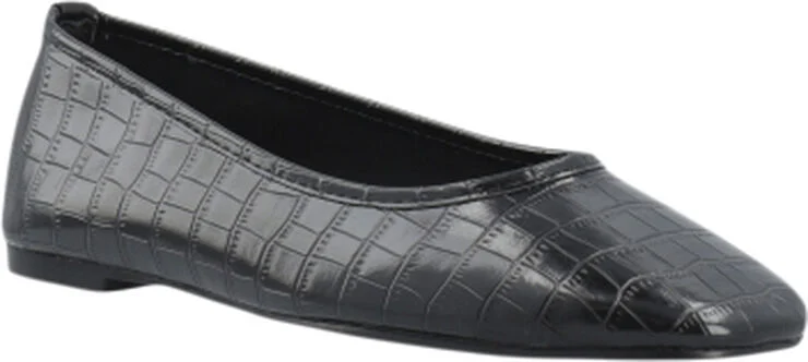 Bianco Fall Ballerina #C Black croco