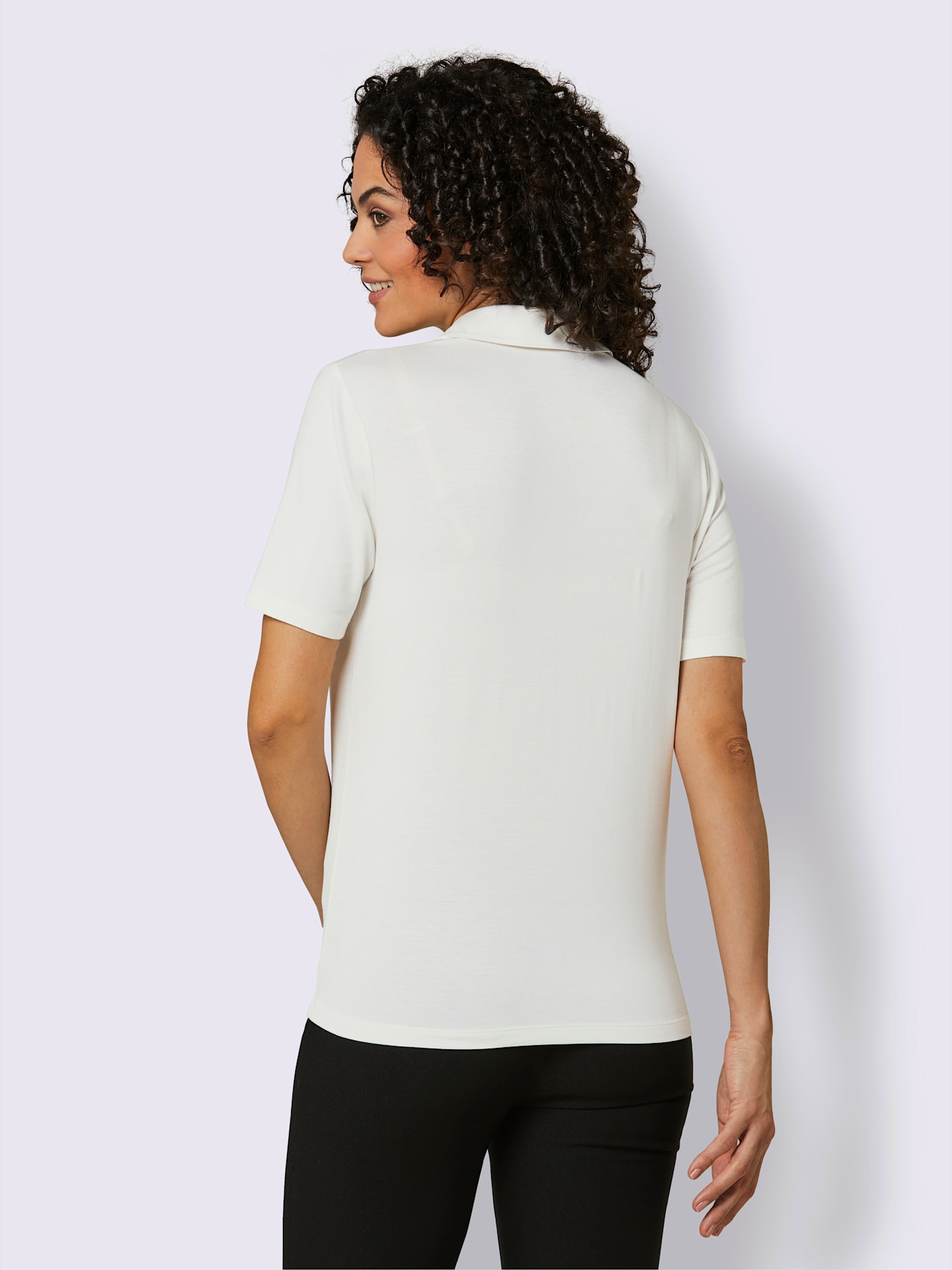 Polo élégant en viscose qualité viscose et bambou