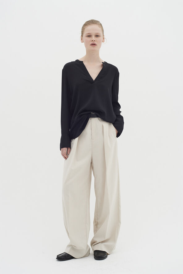 InWear LikoIW Blouse Premium - 93% Silk Black