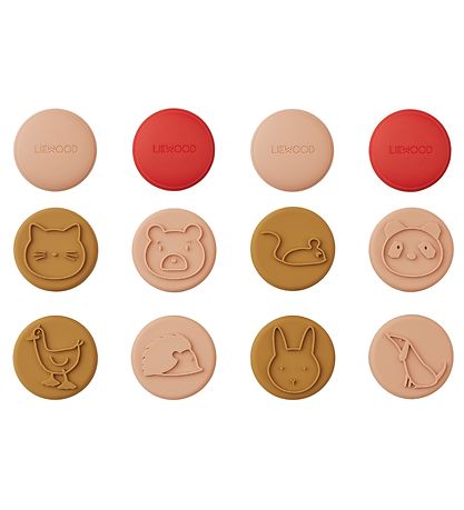 Liewood Stempels?t - Silikone - 12-pak - Earl - Tuscany Rose Mul