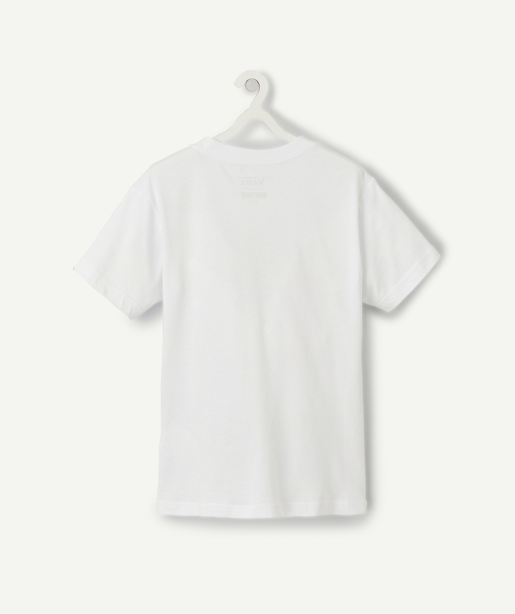 VANST-SHIRT CLASSIC EN COTON BLANC AVEC LOGO NOIR