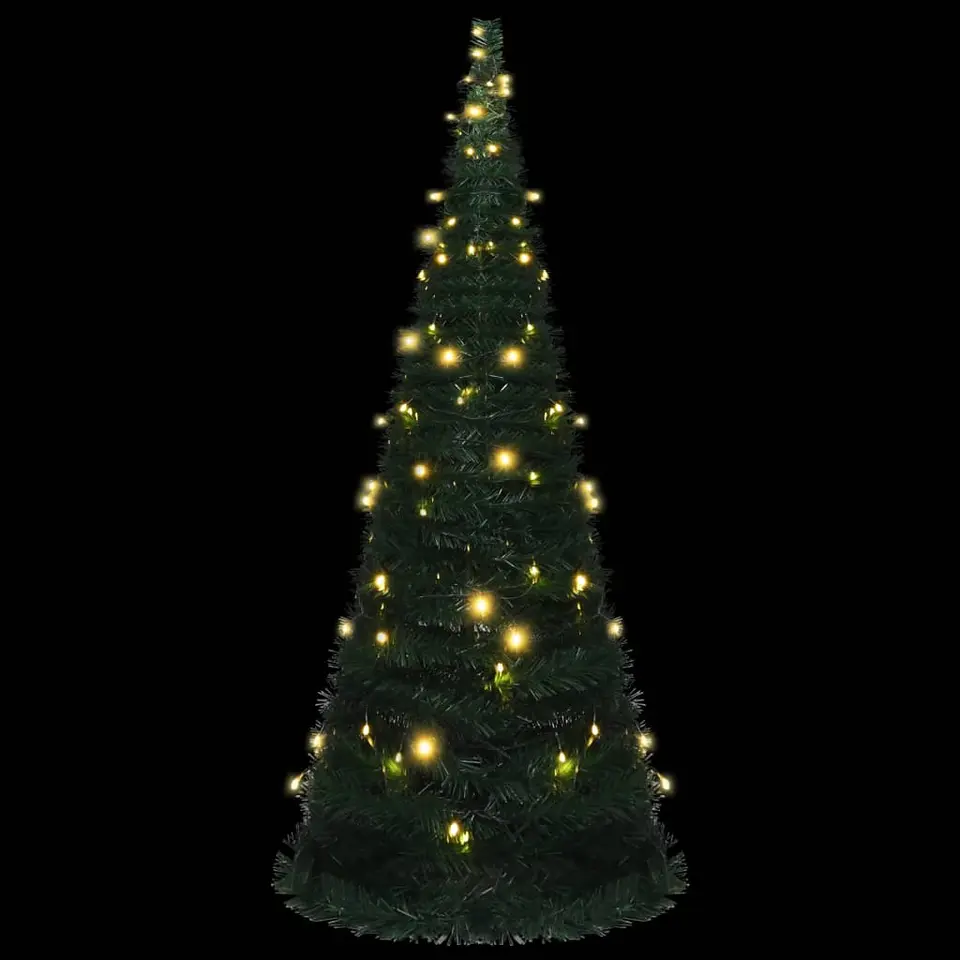vidaXL - Pop-up Kerstboom - Groen - 210 x 83 cm