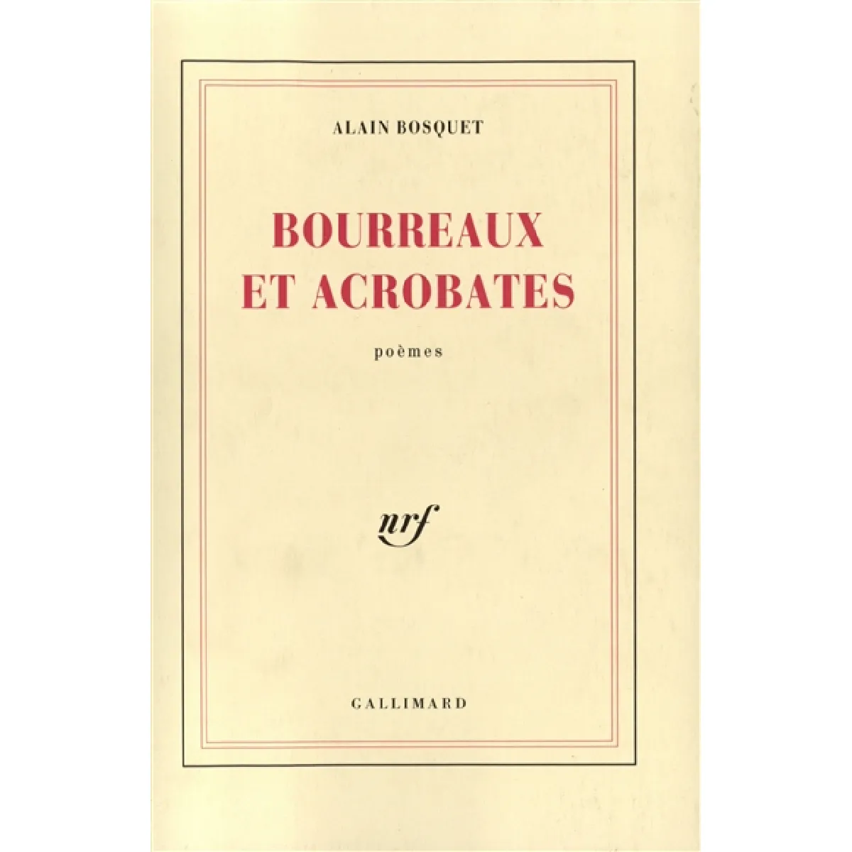 Bourreaux et acrobates · Occasion