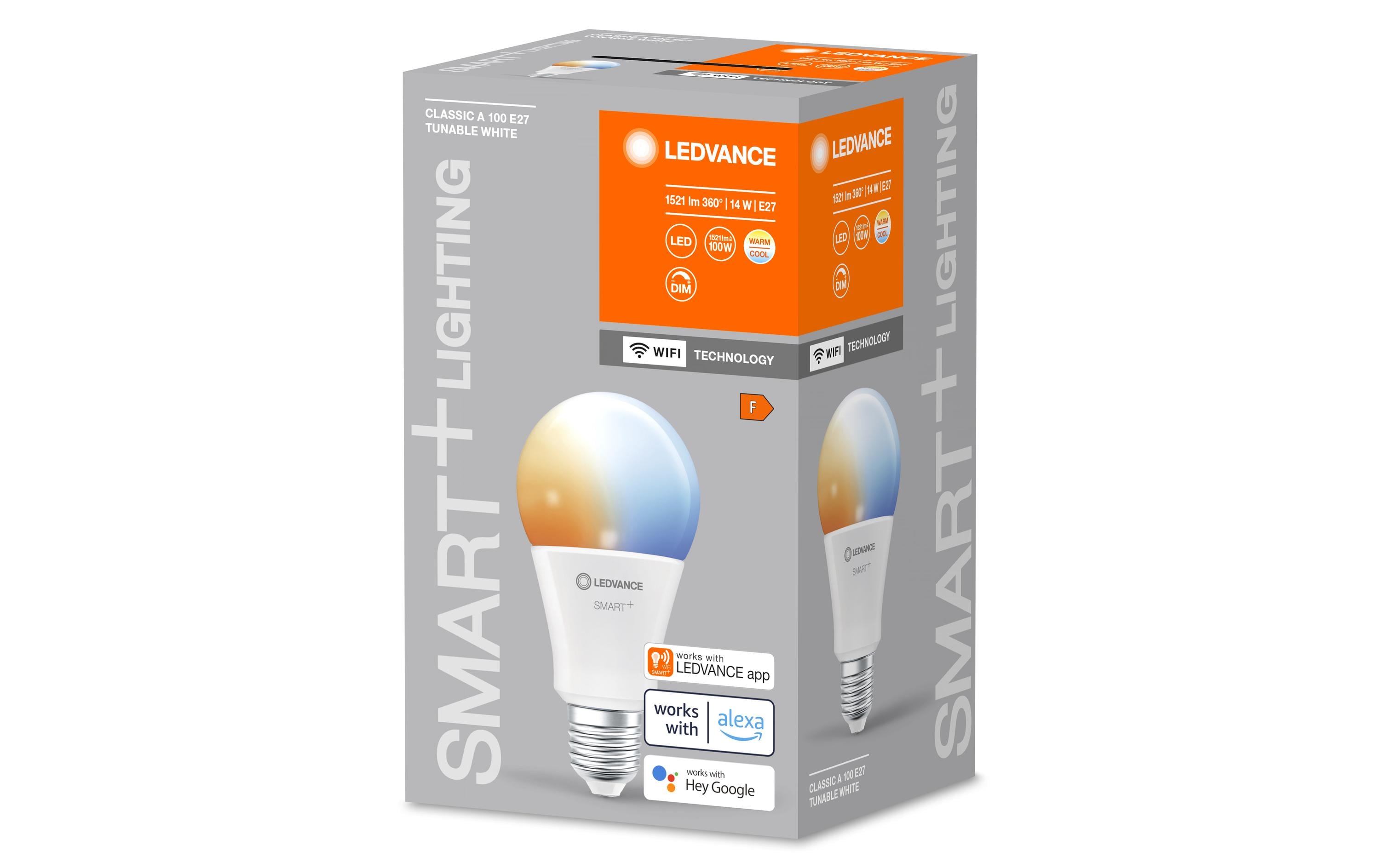 Leuchtmittel Smart+ Classic, 14W, E27, WiFiSmart Leuchtmittel mit WiFi-Technologie