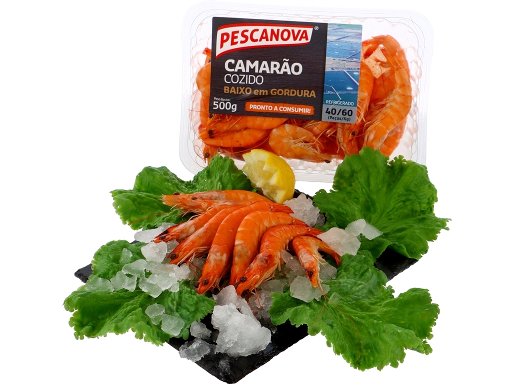 CAMARÃO COZIDO 40/60 PESCANOVA 500 GR