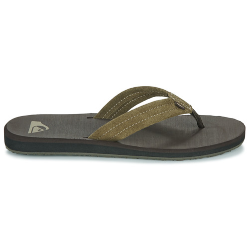 Quiksilver - CARVER SUEDE CORE - Kaki / Noir
