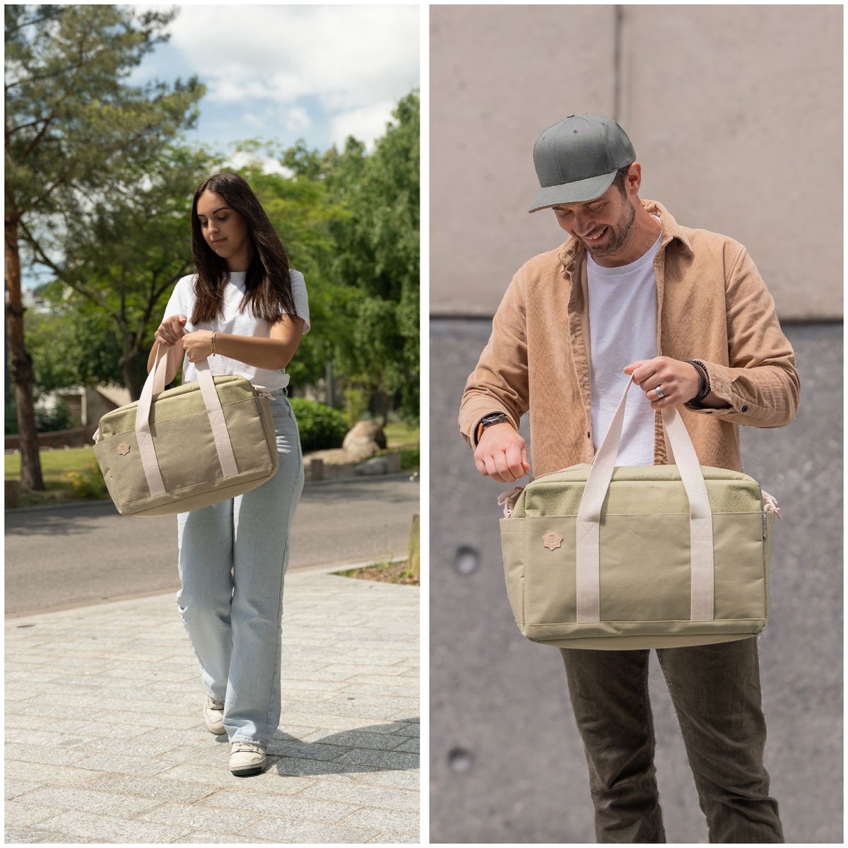 badabullebadabulle   Wickeltasche  Bowling olive