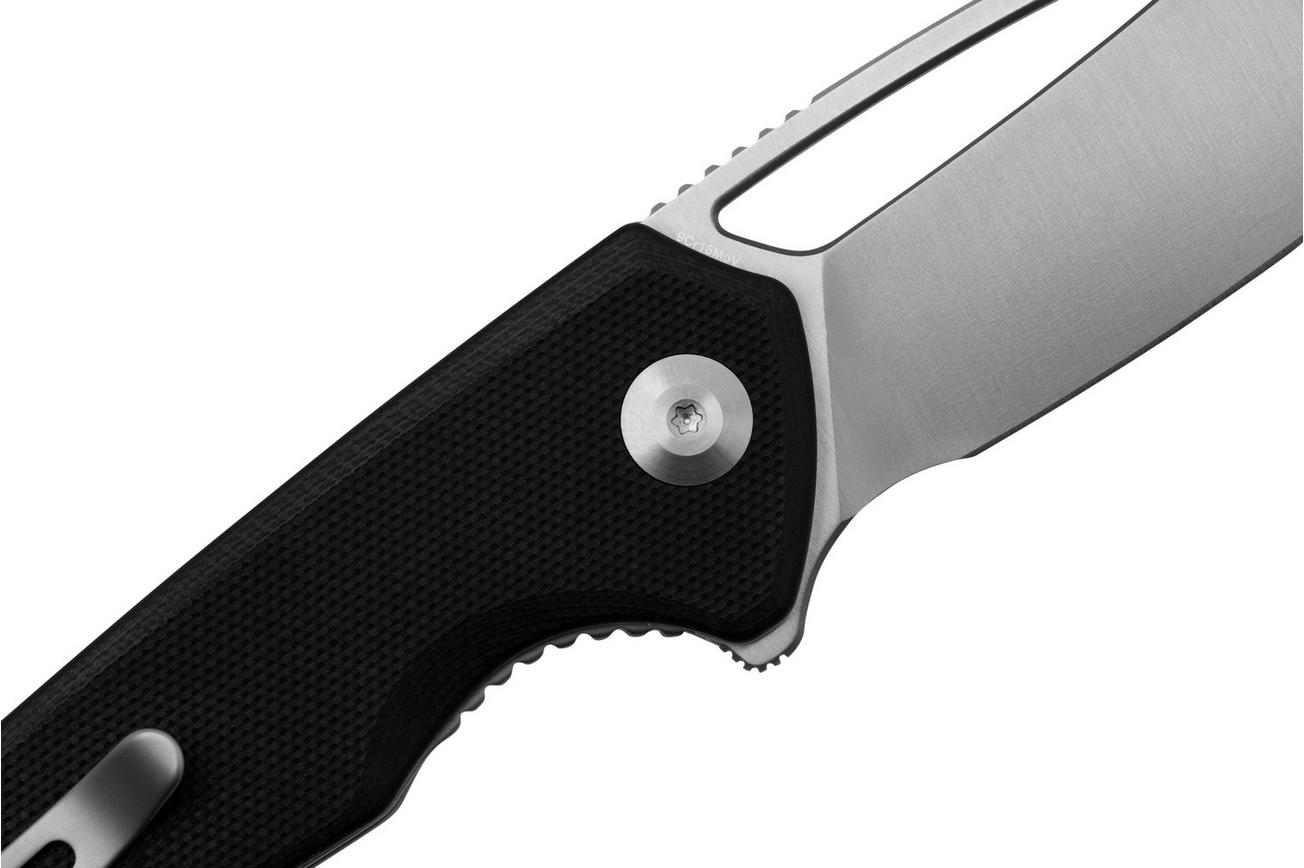 SENCUT Mims S21013-1 Black G10 Satin, zakmes
