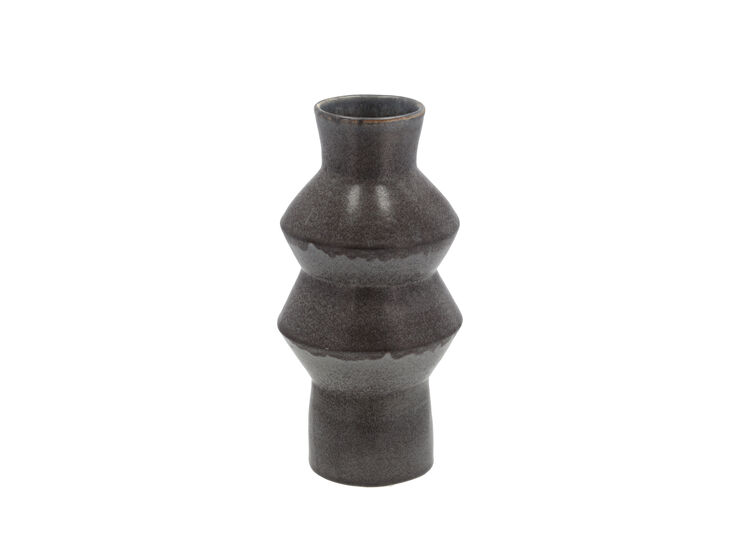 Villa Collection Vase Rost 14x30cm Mørkeblå Stentøj Mørkeblå