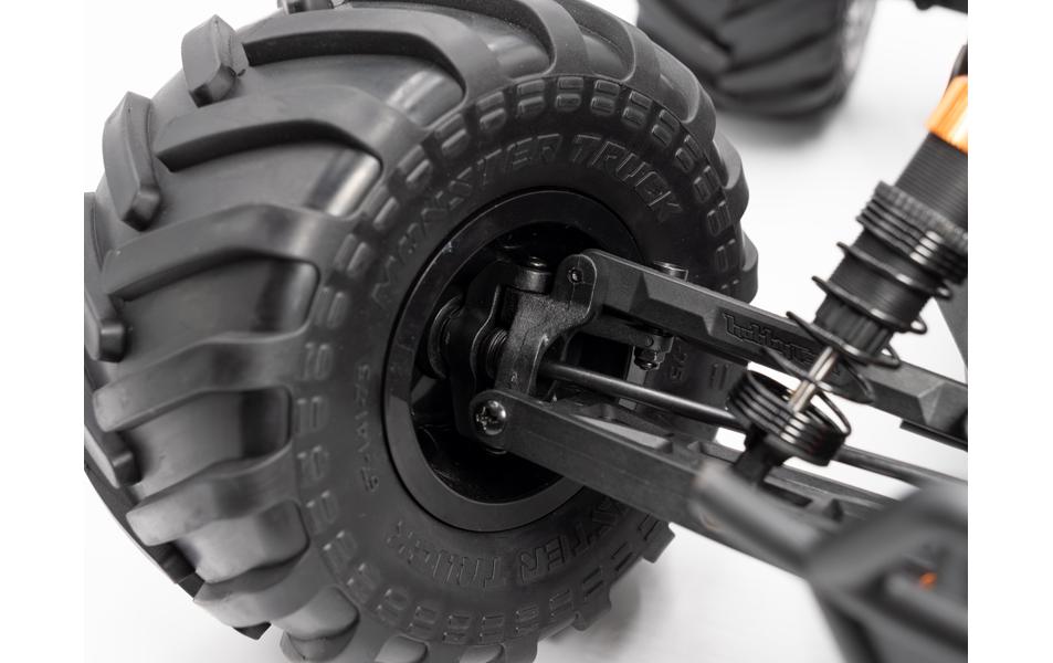 Monster Truck Rogue Terra Brushed Orange, ARTR, 1:10<br>4WD RC Monstertruck mit 775 Brushed Motor