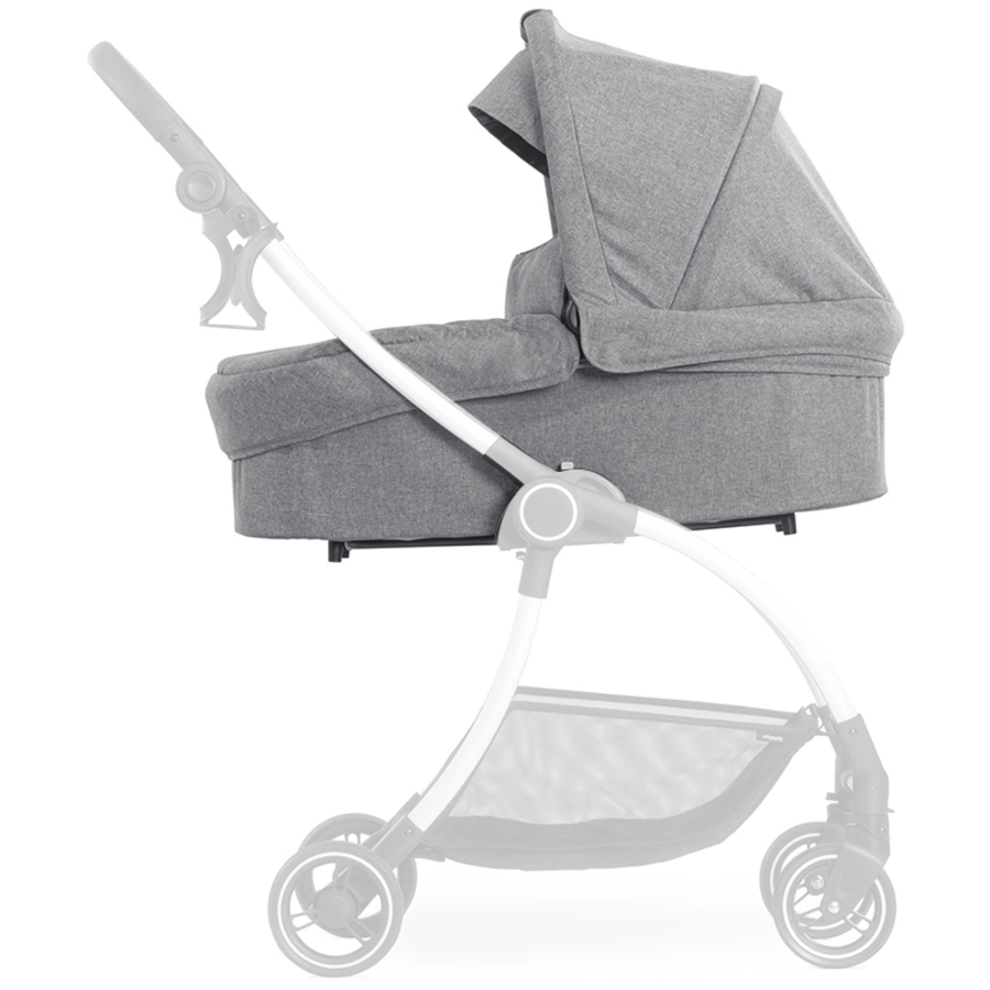 hauck Kinderwagenaufsatz Colibri Melange Grey