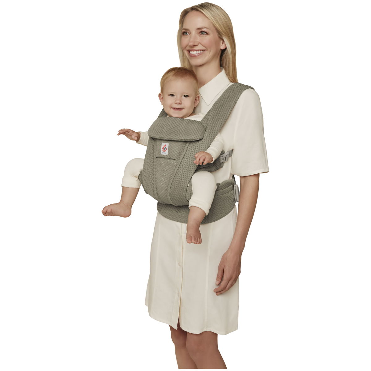 ergobabyergobaby   Omni Deluxe Mesh soft olive