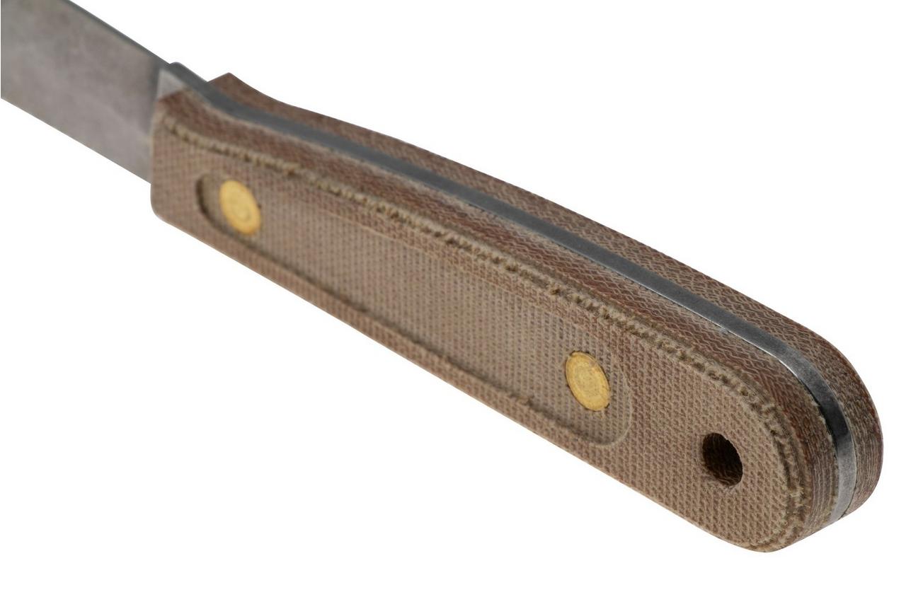 Case Roland Welker Caper RW 50629 Smooth Natural Micarta 1095 CS jachtmes