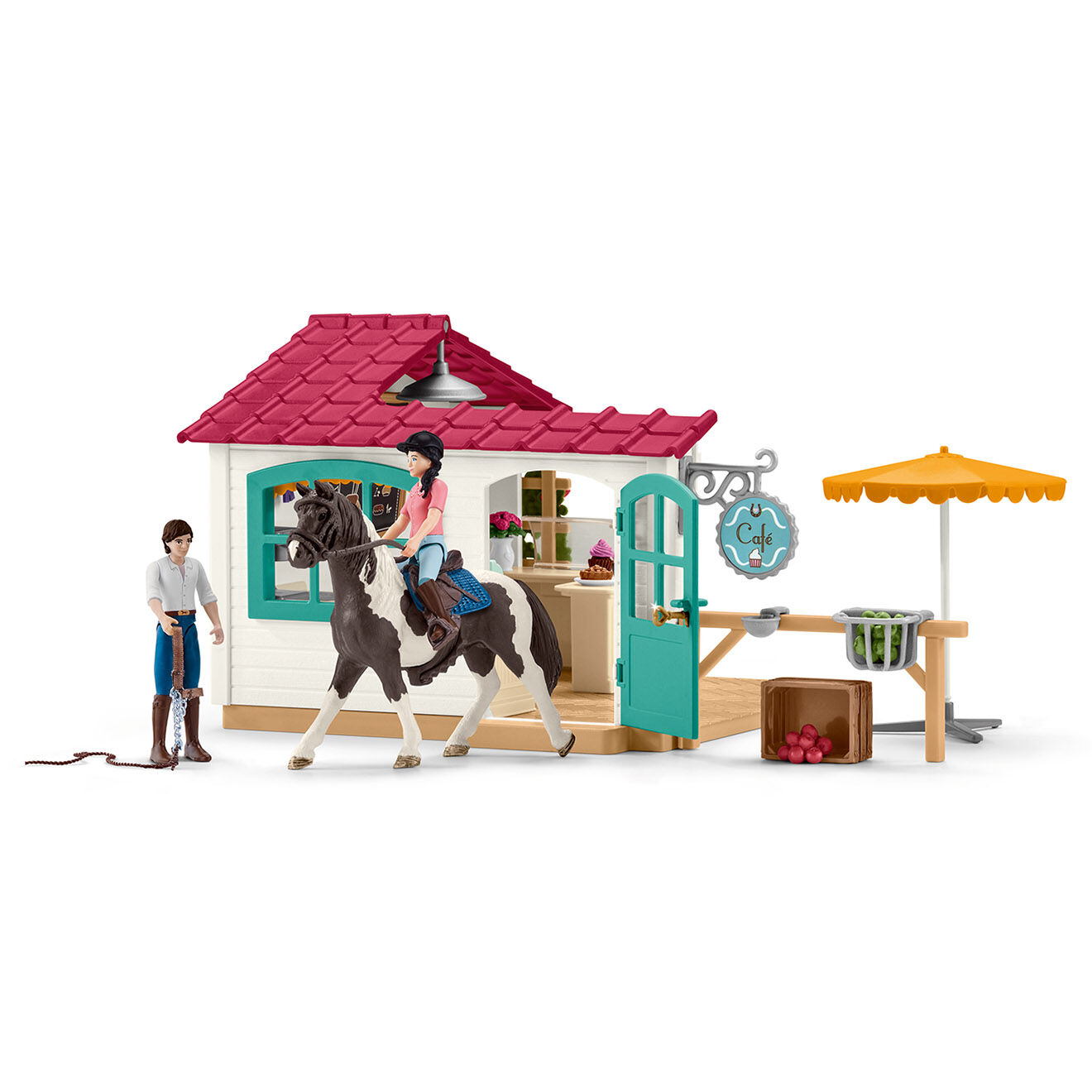 Schleich Café des cavaliers multicolore