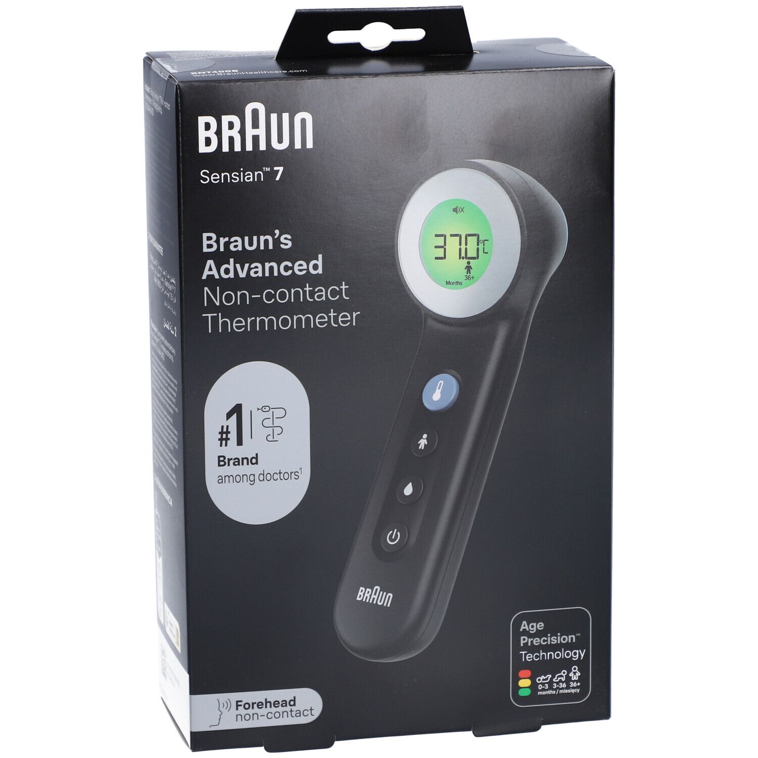 Braun No touch + touch Stirnthermometer Age Precision®