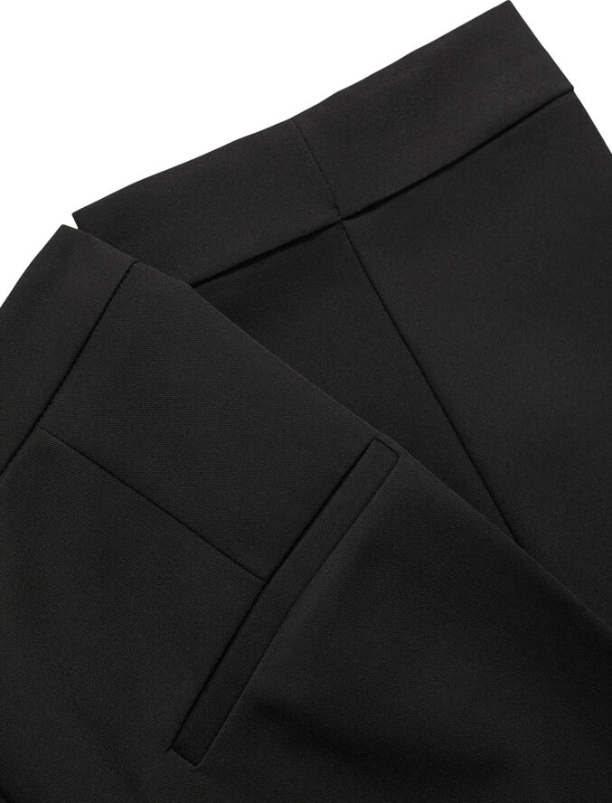 MANGO Straight suit trousers Black