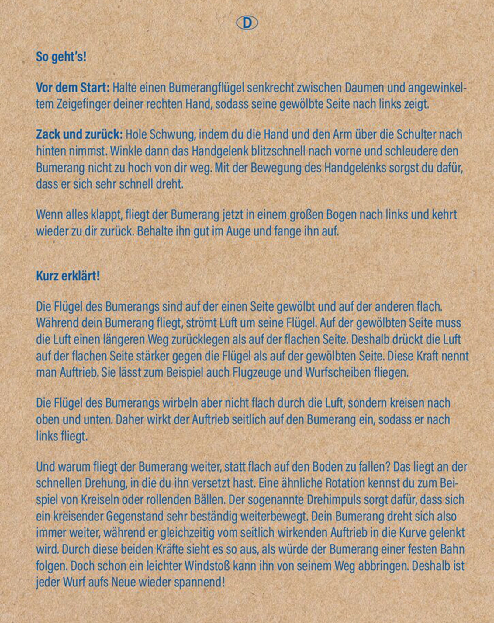 PhänoMINT Bumerang