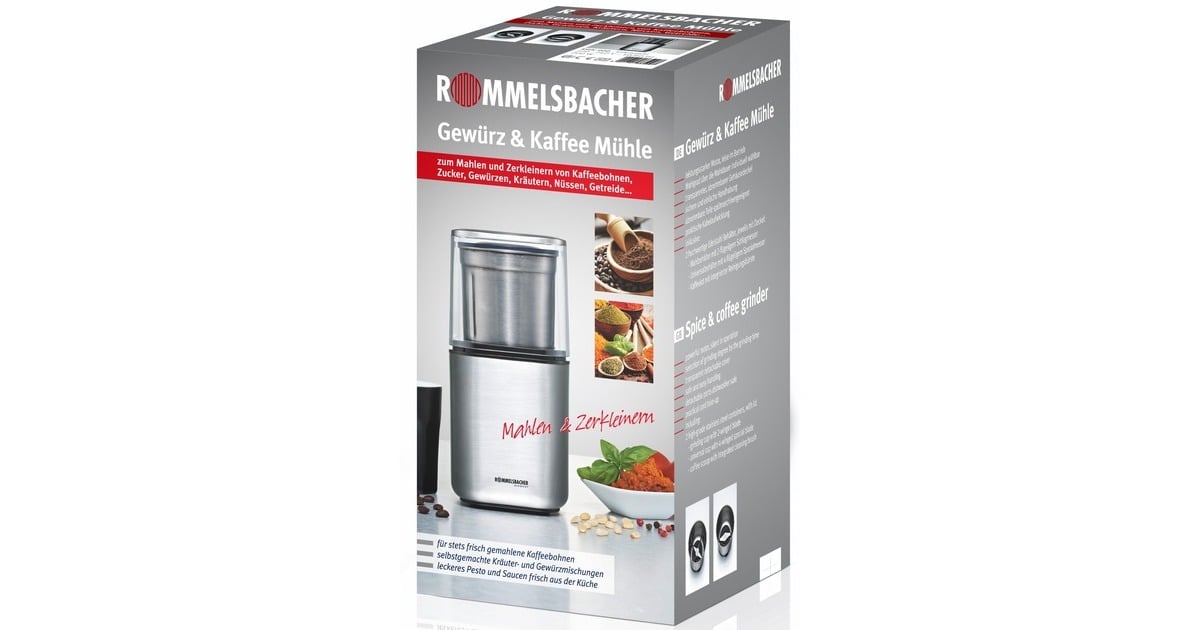 RommelsbacherEGK 200            koffiemolen  (Roestvrij staal)