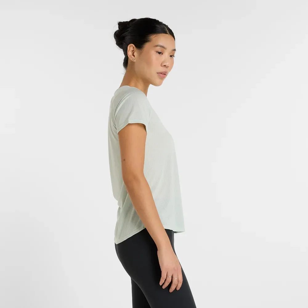 New Balance Women's Athletics T-Shirt Clay Ash Heather